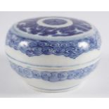 18TH-CENTURY CHINESE BLUE & WHITE POWDER BOWL