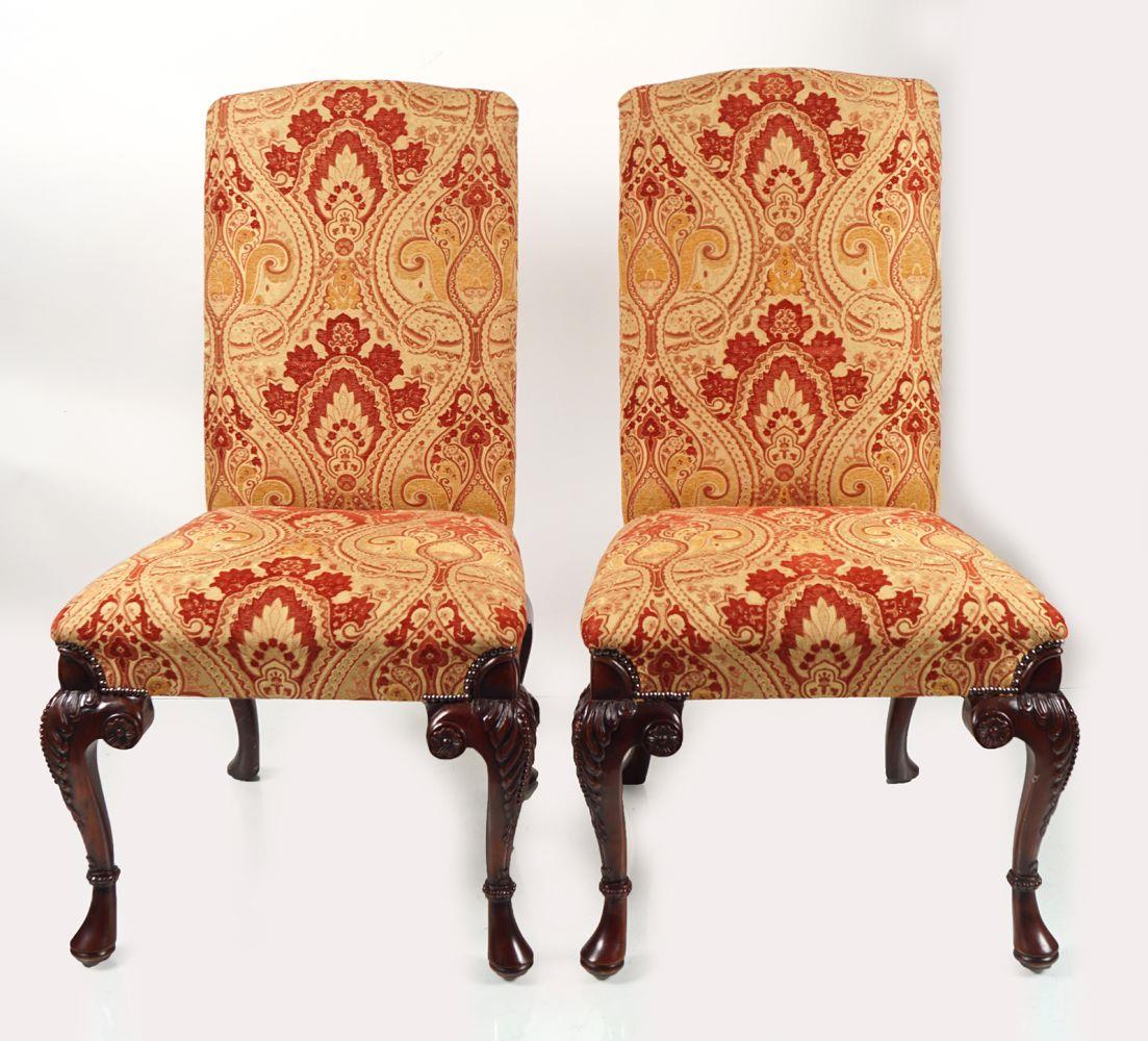 PAIR GEORGE II STYLE CHAIRS