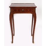 19TH-CENTURY FRENCH PARQUETRY OCCASIONAL TABLE