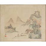 GROUP OF 4 CHINESE QING PAINTINGS