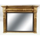 WILLIAM IV GILT FRAMED OVERMANTLE