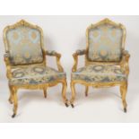 7 PIECE 19TH-CENTURY LOUIS XV STYLE SALON SUITE