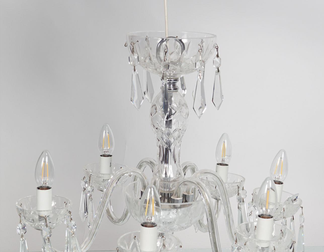 LARGE WATERFORD CRYSTAL CHANDELIER - Image 2 of 3