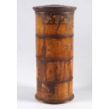 ANTIQUE TREEN SPICE TOWER
