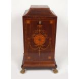 EDWARDIAN SHERATON COAL CABINET