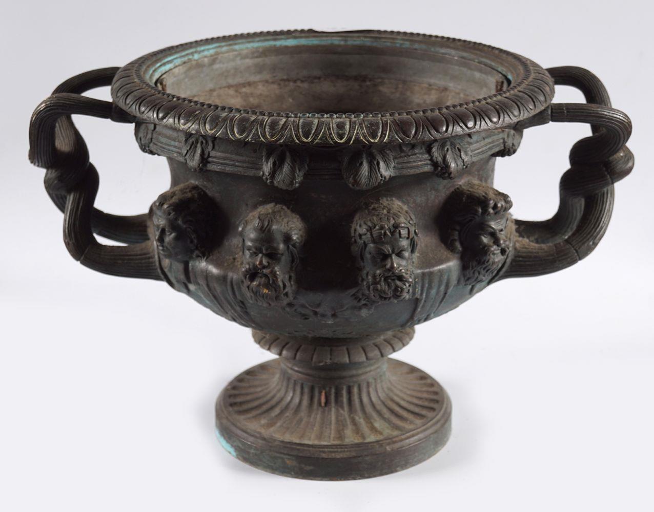 ANTIQUE BRONZE WARWICK URN