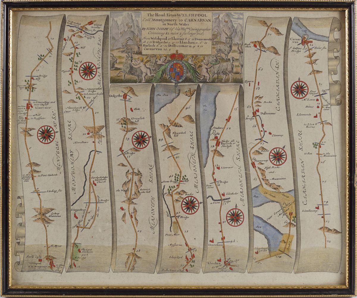 17TH-CENTURY JOHN OGILBY MAP - Image 2 of 3