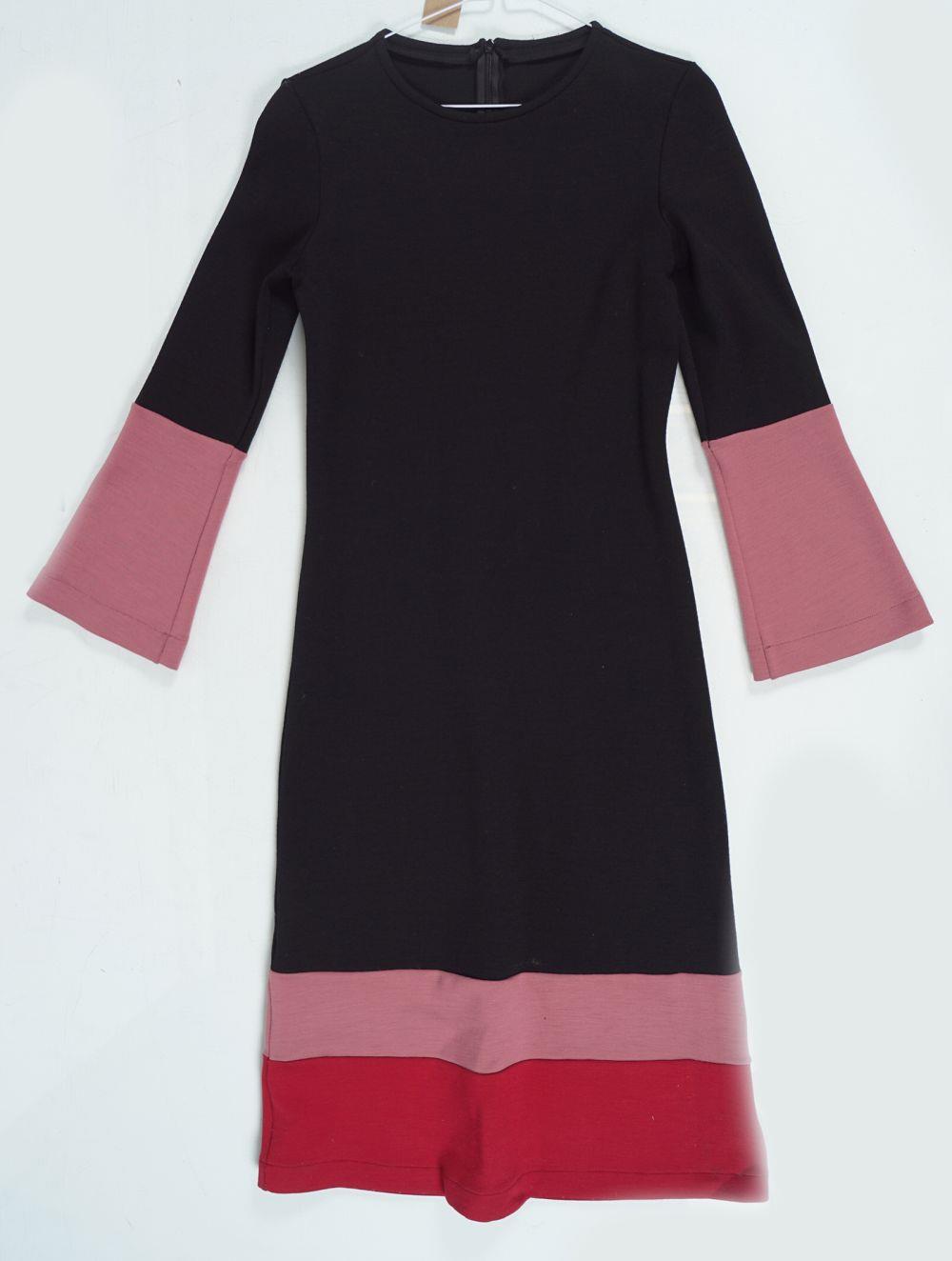 VINTAGE COLOUR BLOCK DRESS