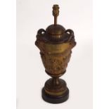 19TH-CENTURY GILT BRONZE TABLE LAMP
