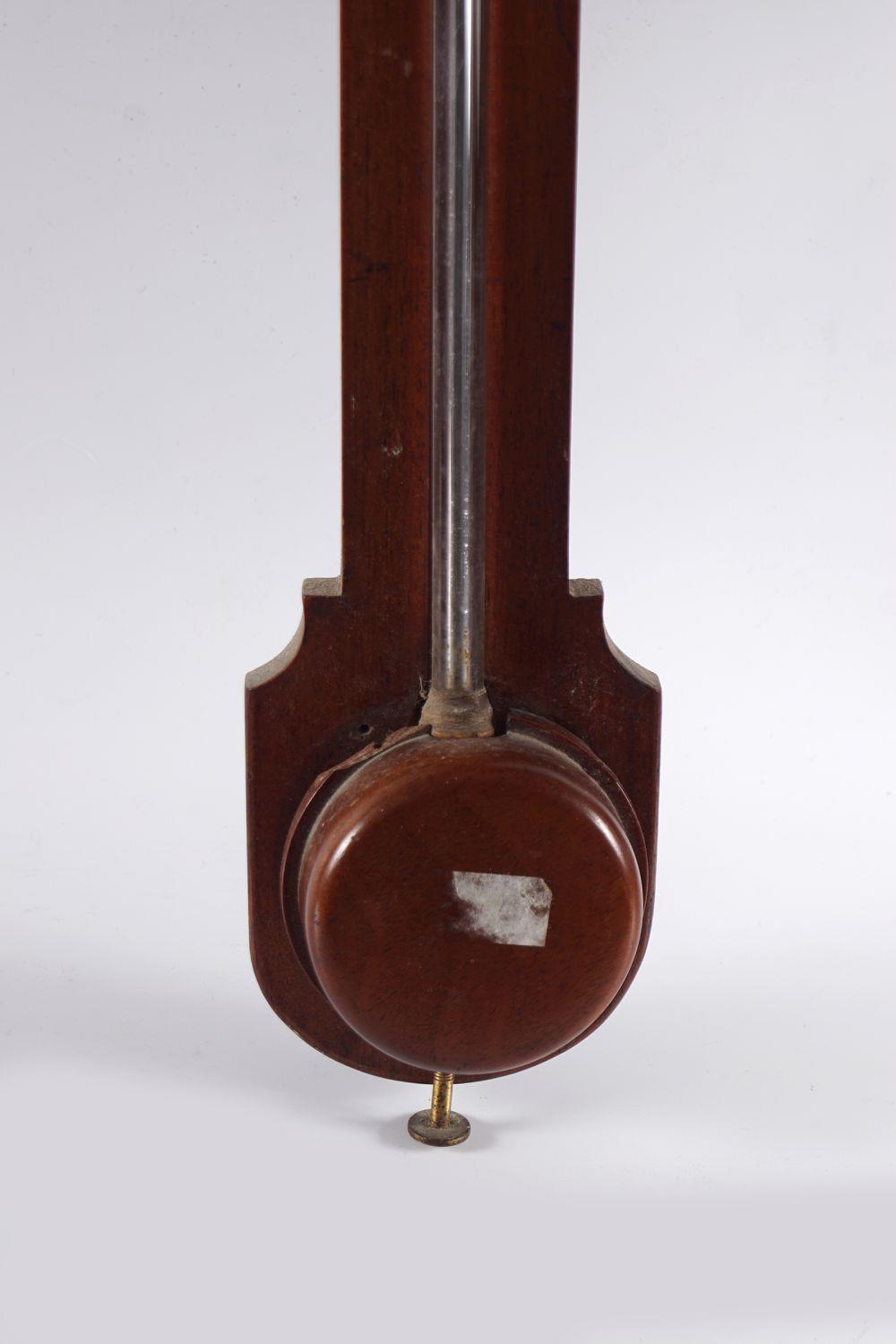 19TH-CENTURY MAHOGANY STICK BAROMETER - Bild 3 aus 3