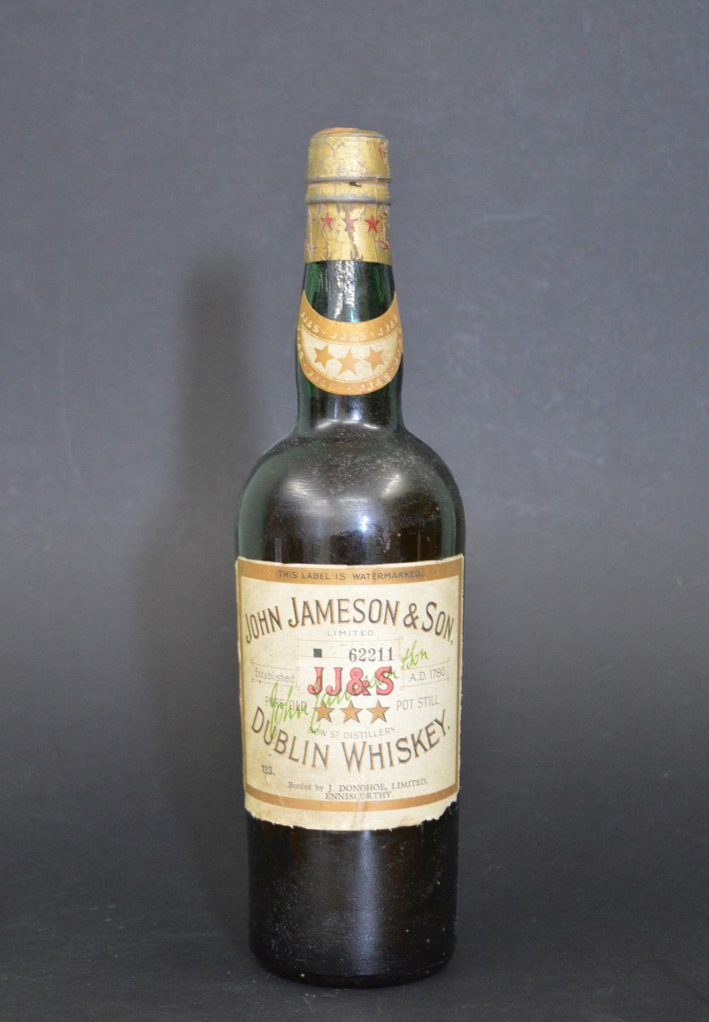 BOTTLE OF VINTAGE JOHN JAMESON & SON WHISKEY - Image 2 of 2