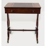 REGENCY MAHOGANY SIDE TABLE