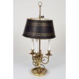 BRASS BOUILLOTTE TABLE LAMP