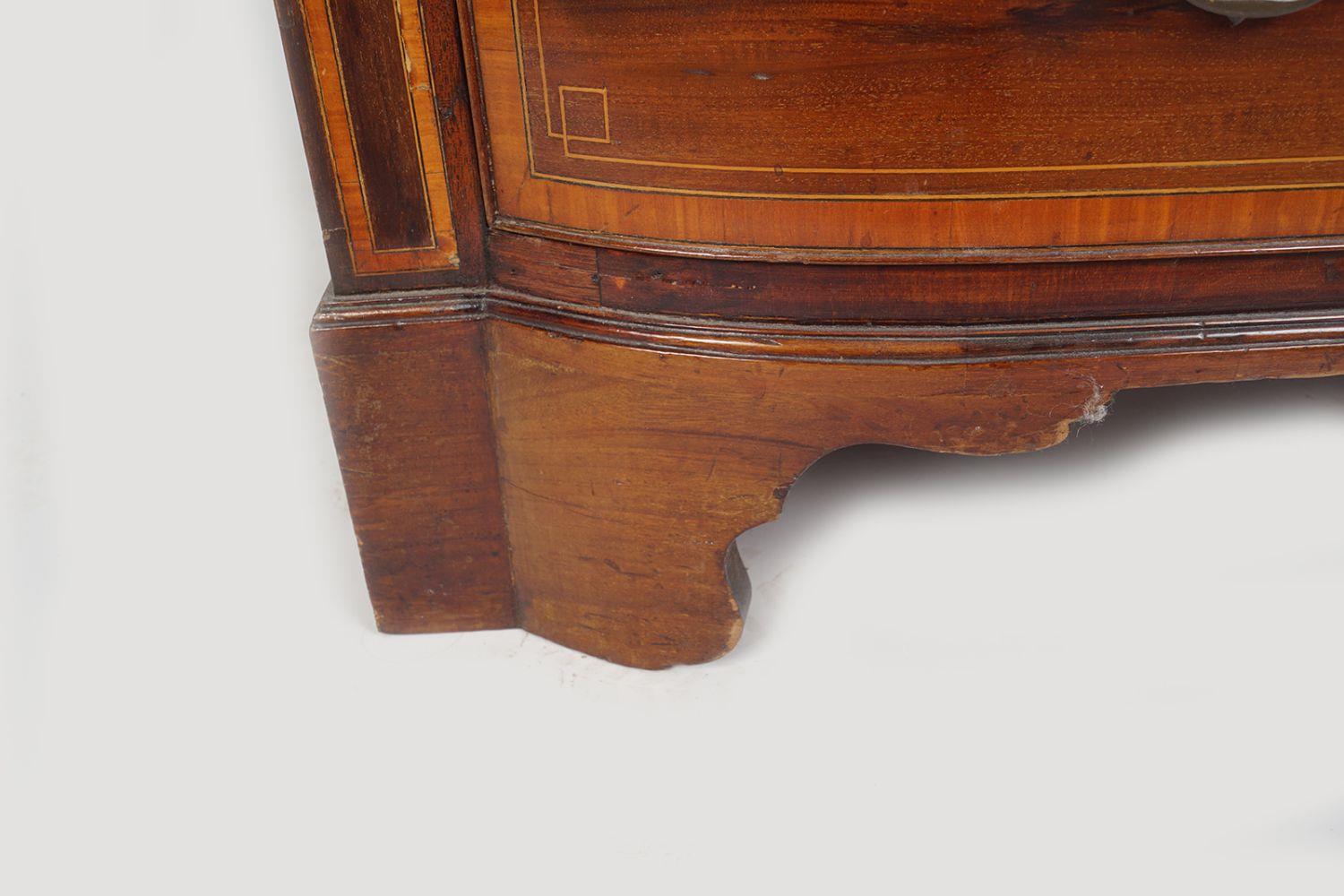 19TH-CENTURY MAHOGANY & SATINWOOD CHEST - Image 3 of 4