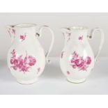 PAIR VIENNA PORCELAIN JUGS