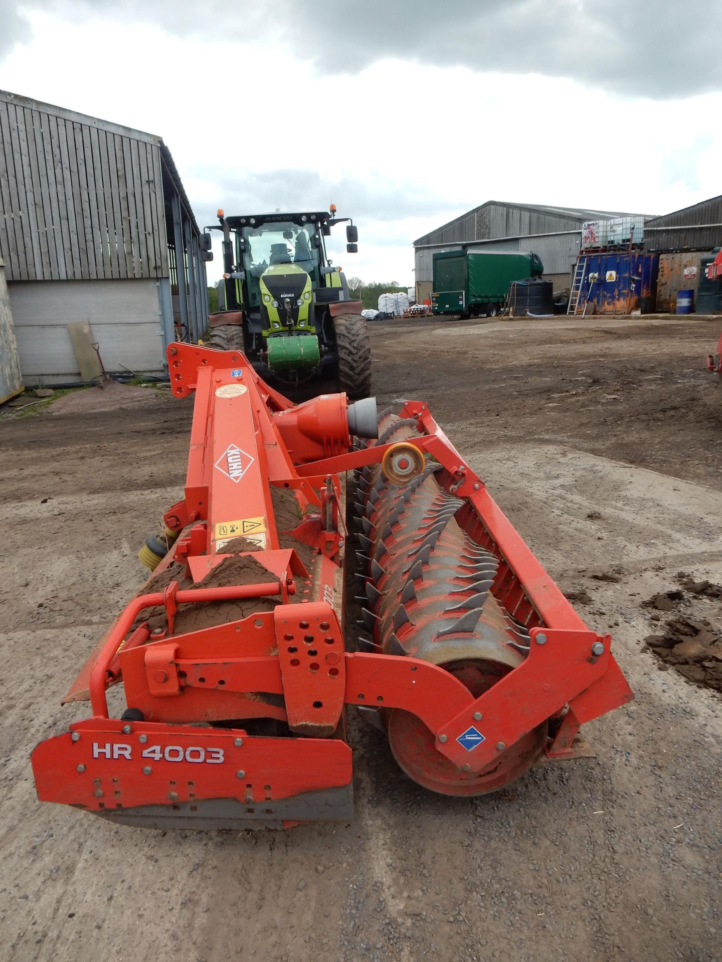 Kuhn HR4003 power harrow with plate (no I.D. - Image 2 of 3