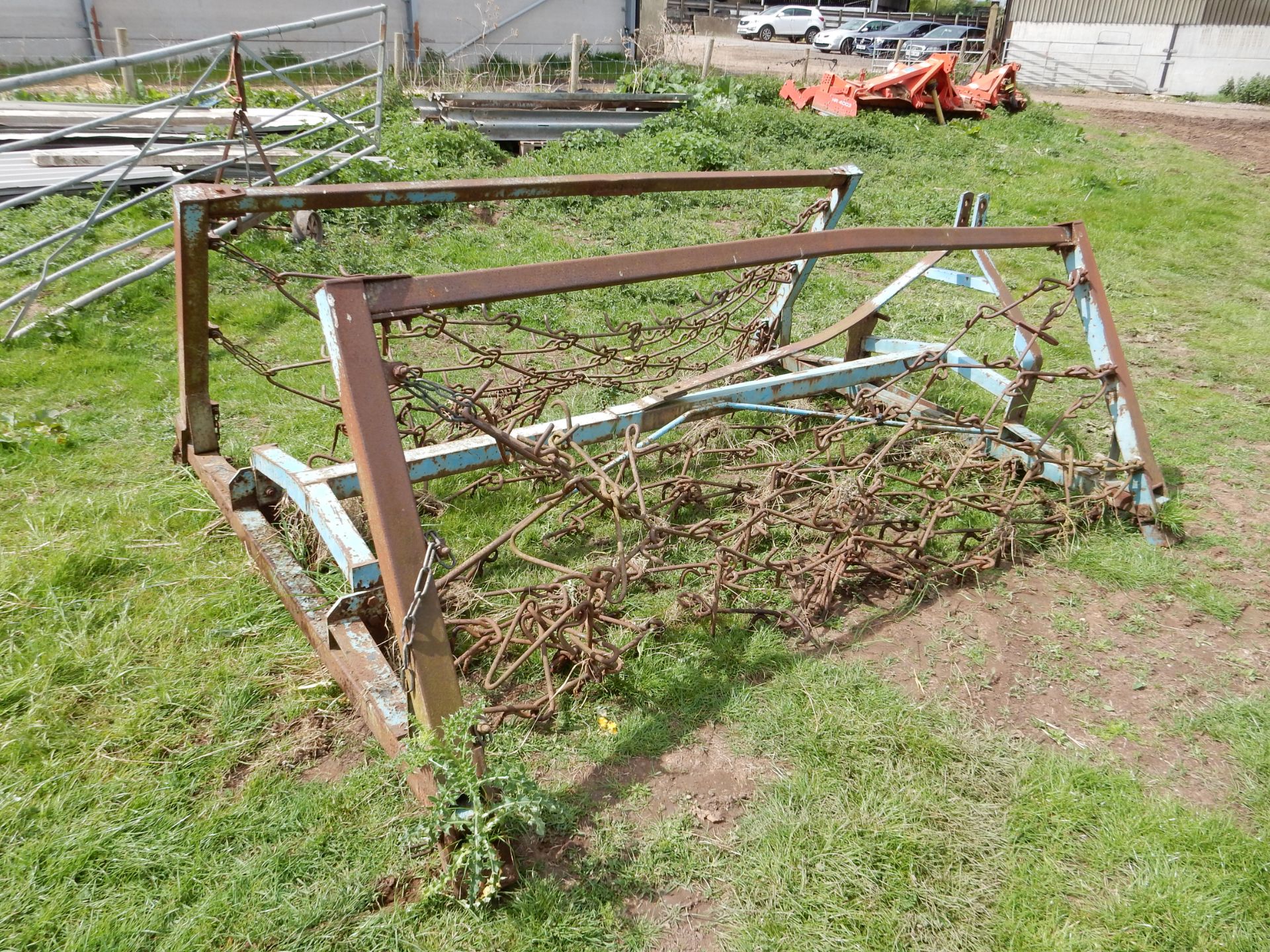 12ft chain harrows on frame