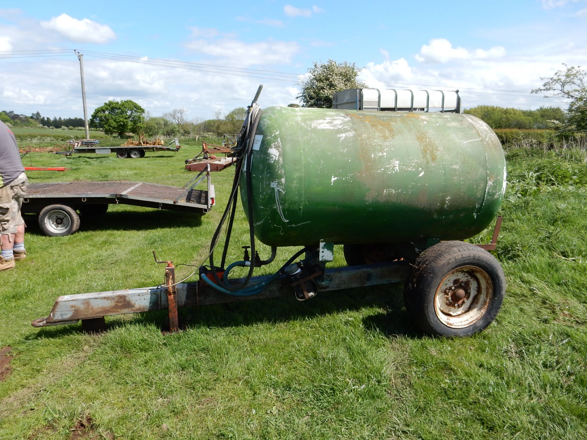 Diesel bowser 1000ltr, - Image 3 of 3