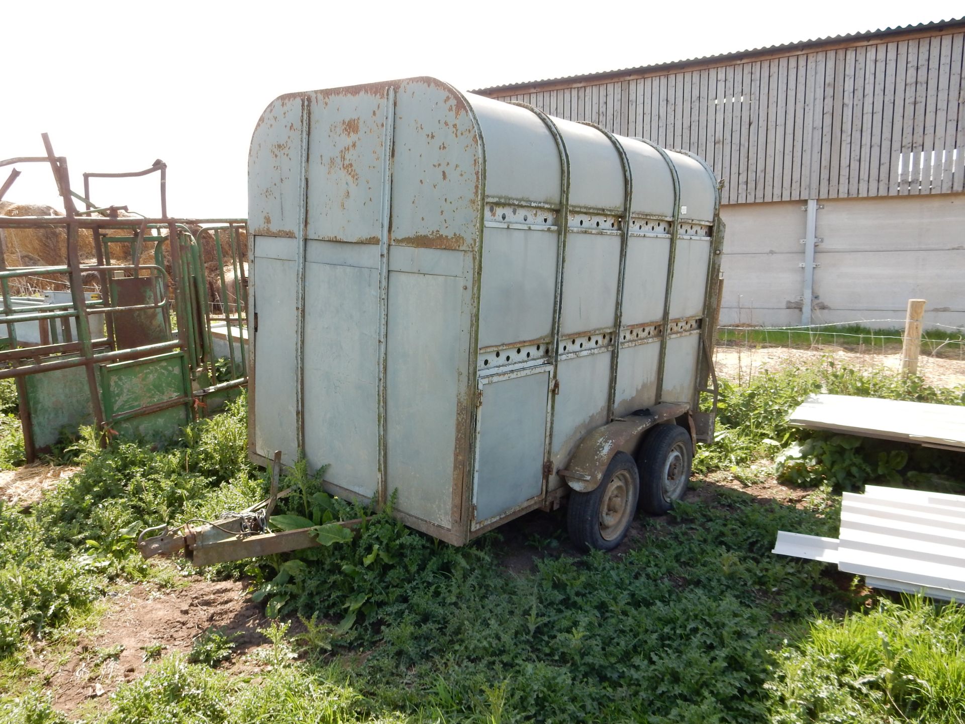 Livestock trailer 5ft x 8ft (sound)