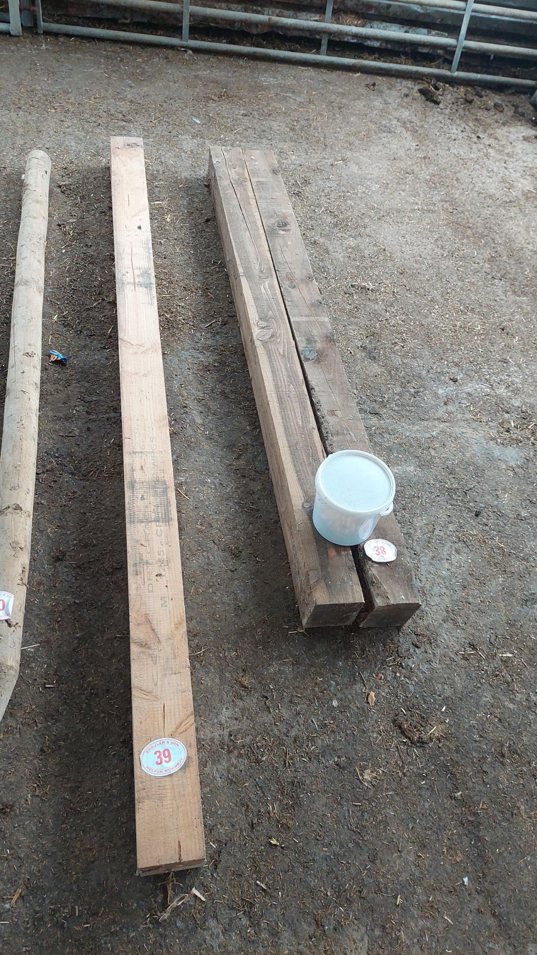 Pair of 10ft 6x3 Gate Posts