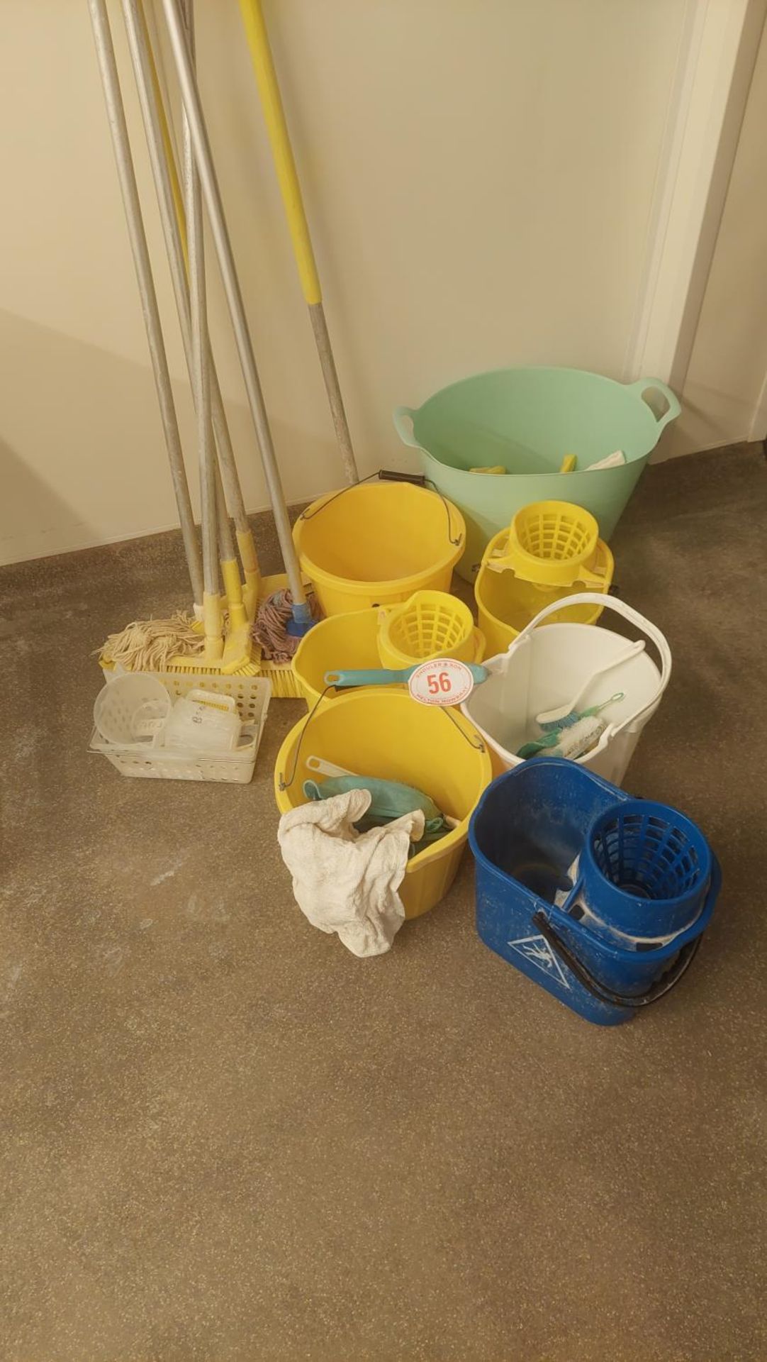 Qty buckets and mops - Image 2 of 2