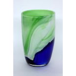 VASE Farbloses Glas mit