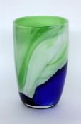 VASE Farbloses Glas mit