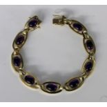 ARMBAND 585/000 Gelbgold mit