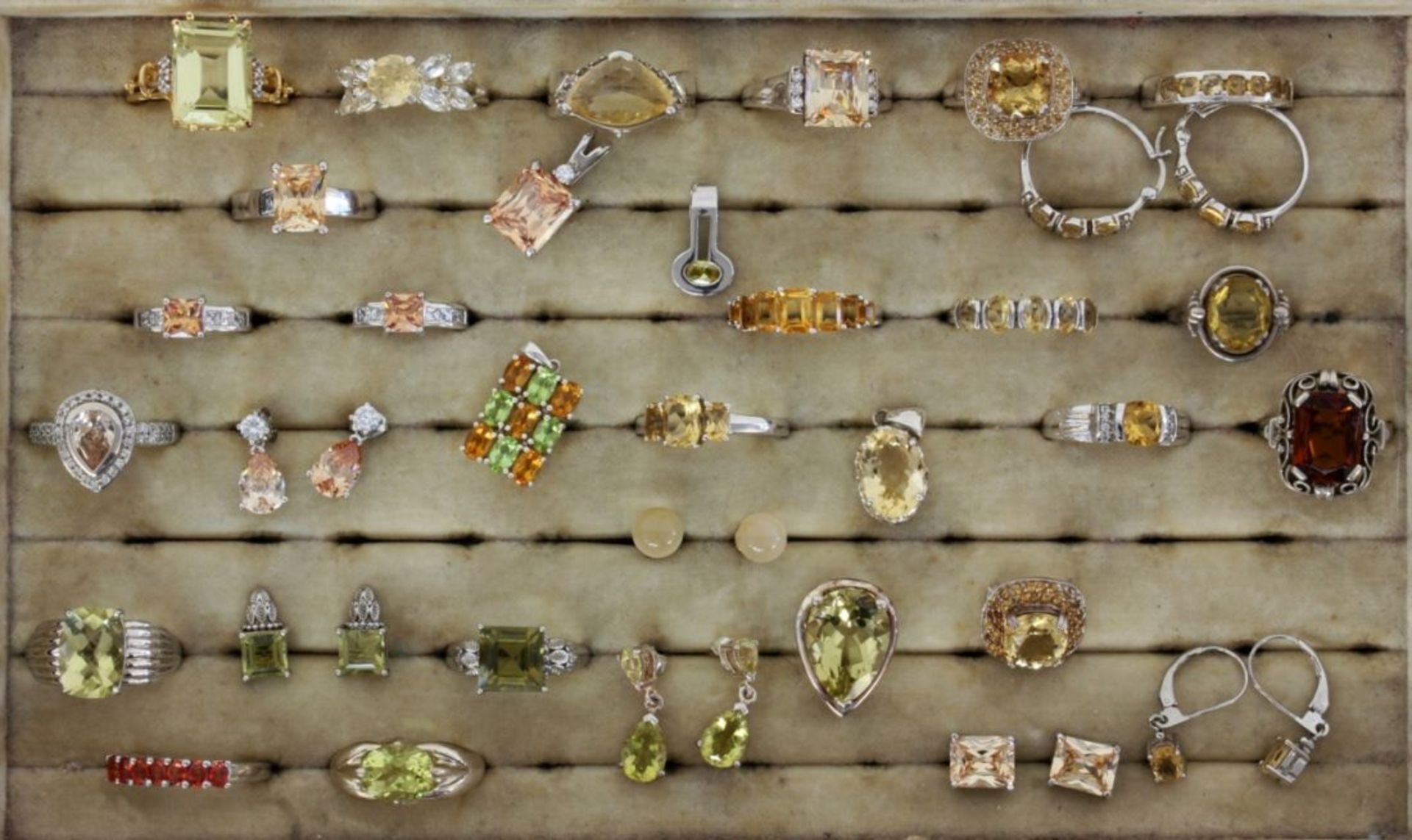 LOT 31 TEILE SILBERSCHMUCK MIT