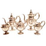 STERLING SILVER 5 PC. TEA /COFFEE SERVICE