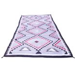 NATIVE AMERICAN TWO GREY HILLS WOVEN BLANKET