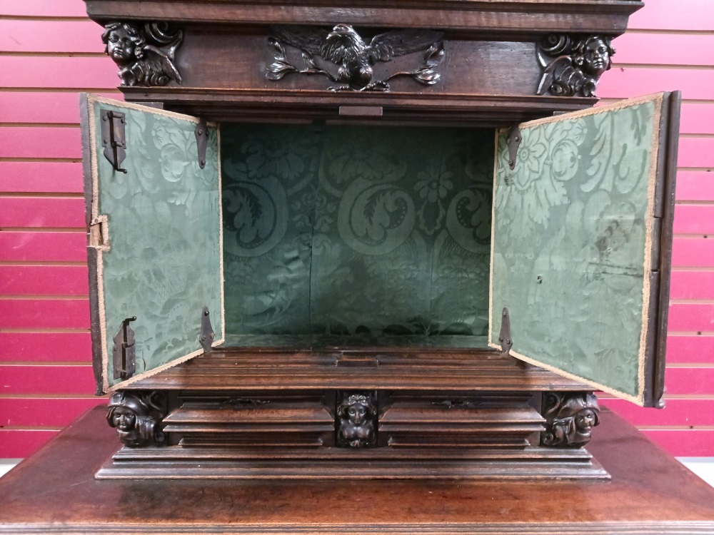 HENRI II RENAISSANCE WALNUT CABINET, 16TH C - Image 10 of 17