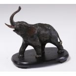 JAPANESE CAST BRONZE STATUE OF ELEPHANT