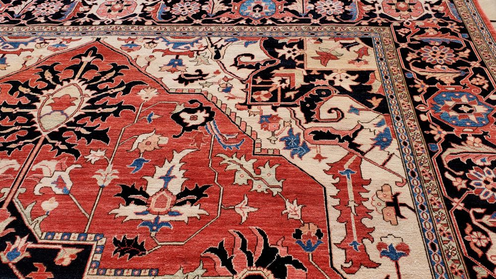 SERAPI DESIGN PALACE SIZE WOOL CARPET - Image 8 of 25