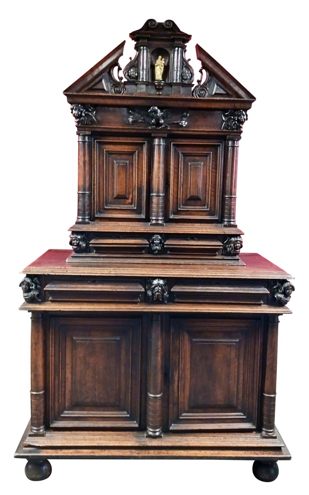 HENRI II RENAISSANCE WALNUT CABINET, 16TH C