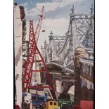 NEW YORK ARTIST SIGNED OIL ON CANVAS, 1975