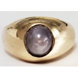 STAR SAPPHIRE 14KT GOLD RING