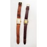 LOT OF (2) GRUEN MEN'S VINTAGE GF WRISTWATCHES