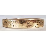 LADYS BANGLE BRACELET, SIGNED BT 1921