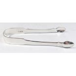 A pair of Georgian silver sugar tongs, 1816 by John Liase