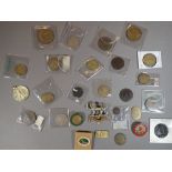A quantity of tokens/medals ref Herefordshire County including hop picking tokens (4) off Phil S