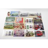 Postcards: Buses - small quantity of modern cards, all featuring buses (which appear to be