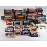 A box of assorted model cars etc. including Ledo, Days Gone By, MS 457 space bus etc.