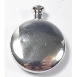 A small silver circular scent bottle, Birmingham 1916, Levi Salaman