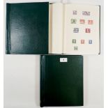 Collection in 3 "Senator" albums of mainly used Swedish stamps from 1870s on. Defin, commem,