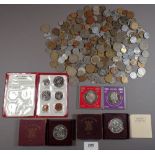 A quantity of world coinage 20th century with examples from most continents including: Europe,