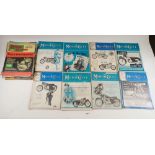 A quantity of 1950s and 1960s motorcycle magazines