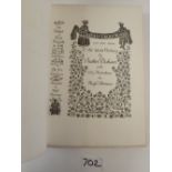 The Ballad of Beau Brocade by Austen Dobson, illustrated by High Thomson, limited edition No 252