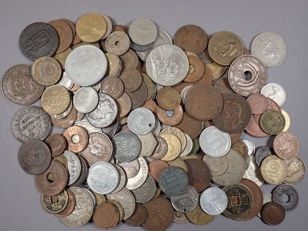 A quantity of world coinage and tokens 18th, 19th and 20th century, examples: Australia, France, - Image 2 of 4