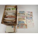 Mass of All World covers (400+) from Victorian to recent in packets and loose. Paquebot/seapost,